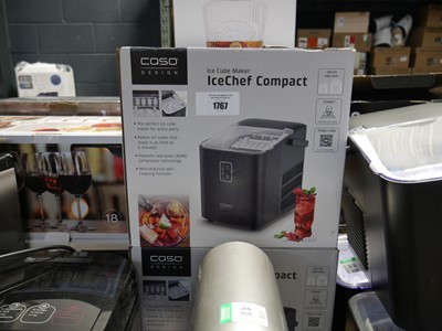 Lot 1767 - 2 CASO Design IceChef Compact ice cube makers,...