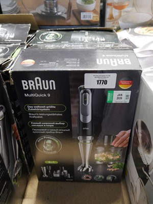 Lot 1770 - 2 Braun MultiQuick 9 hand blenders