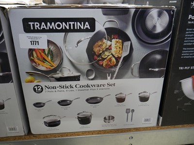 Lot 1771 - Tramontina approx. 12 piece non-stick kitchen...