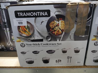 Lot 1772 - Tramontina approx. 12 piece non-stick kitchen...