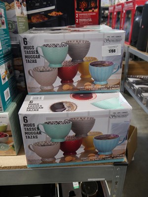 Lot 1788 - 5 boxes of Signature 6 piece ceramic mugs