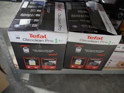 Lot 1789 - 2 Tefal Oleclean Pro deep fryers