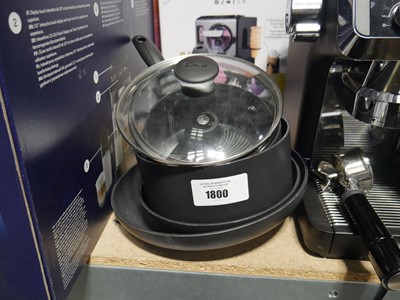 Lot 1800 - Tefal 7 piece induction hob set