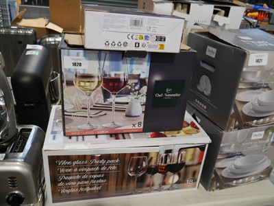 Lot 1820 - Box containing approx. 18 wine drinking...