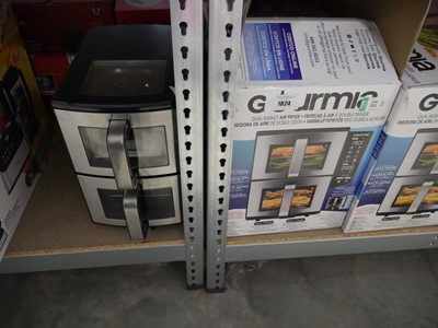Lot 1824 - 2 boxed Gourmia dual basket air fryers