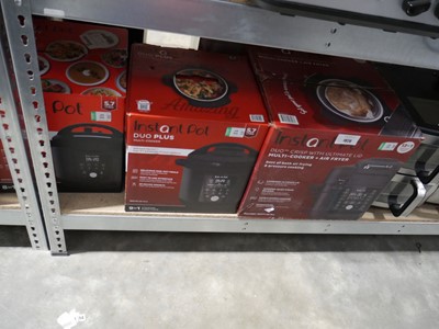 Lot 1826 - Instant Pot Duo multicooker/ air fryer with 2...
