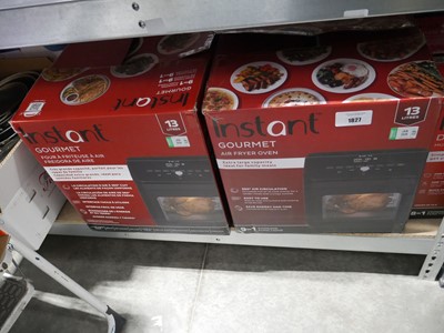 Lot 1827 - 2 Instant Gourmet 13L air fryer ovens