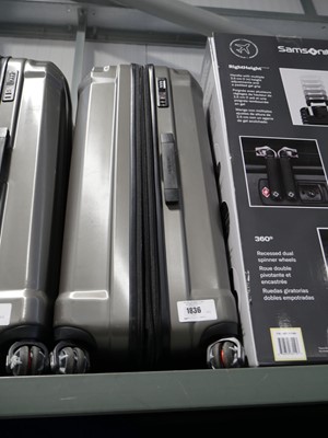 Lot 1836 - Samsonite Endure 2 piece hard shell suitcase...