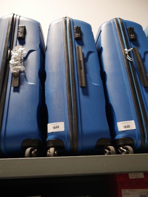 Lot 1849 - American Tourister hard shell suitcase in...