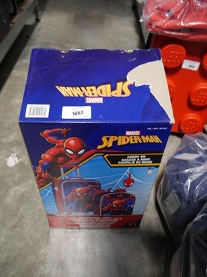Lot 1862 - Boxed Marvel Spider-Man hard shell children's...