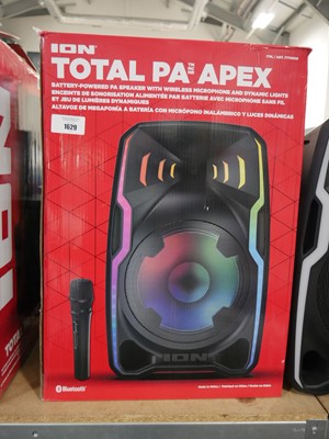 Lot 1629 - Ion Apex Total PA speaker (boxed)