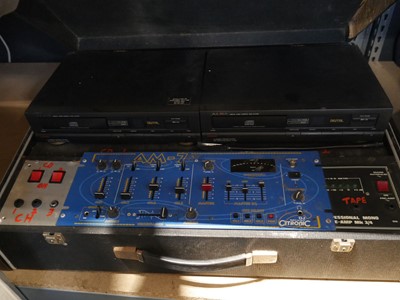 Lot 1634 - Cased professional mono DJ mixing deck