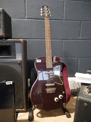 Lot 1639 - Danelectro electric guitar with soft case