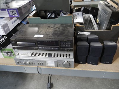 Lot 1700 - Technics SH-8045 stereo graphic equaliser,...