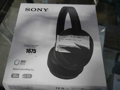 Lot 1675 - Pair of Sony WH-CH720N wireless headphones