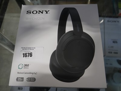 Lot 1676 - Pair of Sony WH-CH720N wireless headphones