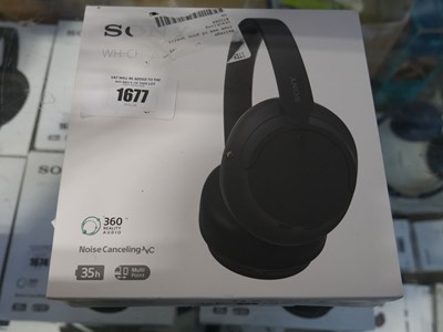 Lot 1677 - Pair of Sony WH-CH720N wireless headphones