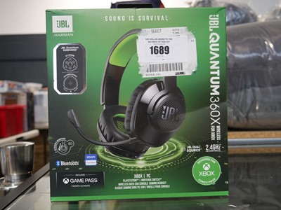 Lot 1689 - Boxed pair of JBL Quantum 360X wireless Xbox...