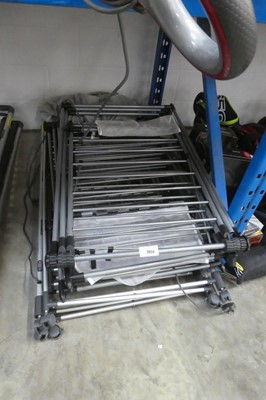 Lot 2054 - Quantity of various clothes airers incl. 2...