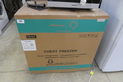 Lot 2009 - Hisense chest freezer, boxed