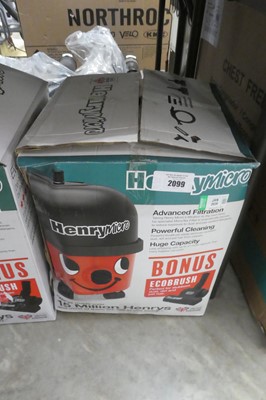 Lot 2099 - Boxed Henry Micro vacuum cleaner