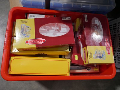 Lot 1453 - Red crate containing trackside by Lledo boxed...