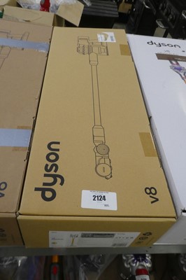 Lot 2124 - Boxed Dyson V8 Absolute cordless stick vacuum...