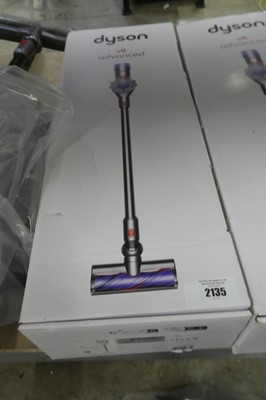 Lot 2135 - Boxed Dyson V8 Advanced cordless stick vacuum...