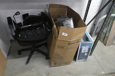 Lot 2176 - Quantity of office armchair parts