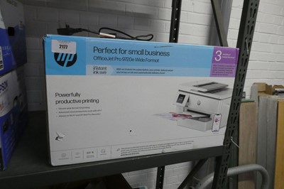 Lot 2177 - Boxed HP OfficeJet Pro 9720E wide format printer