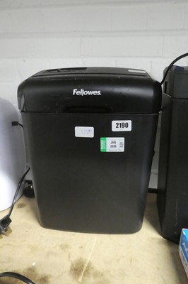 Lot 2190 - Fellows electric paper shredder