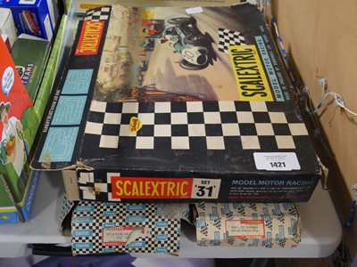 Lot 1421 - Scalextric The Set '31' model motor racing set...