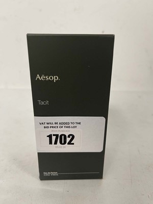 Lot 1702 - Aesop tacit eau de parfum 100ml