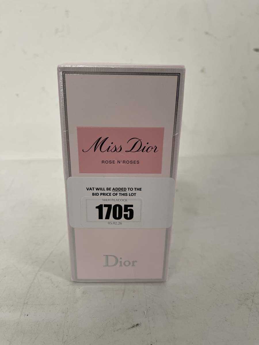 Lot 1705 - Dior miss dior rose n' roses eau de toilette...