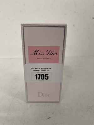 Lot 1705 - Dior miss dior rose n' roses eau de toilette...