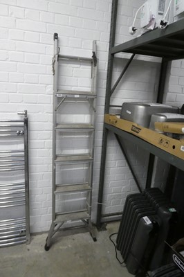 Lot 2327 - Aluminium 5 tread step ladder