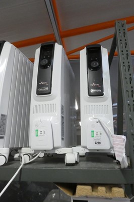 Lot 2229 - 2 De'Longhi Dragon 4 Pro electric oil filled...