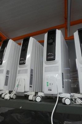 Lot 2230 - 2 De'Longhi Dragon 4 Pro electric oil filled...
