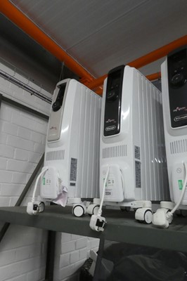 Lot 2231 - 2 De'Longhi Dragon 4 Pro electric oil filled...