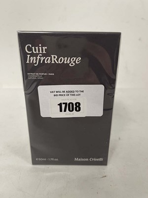 Lot 1708 - Maison Crivelli cuir infraRouge extrait de...