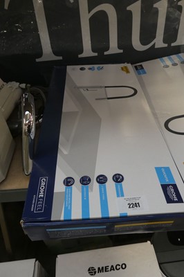Lot 2241 - Boxed Grohe Feel high spout kitchen mixer tap