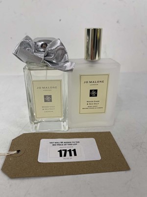 Lot 1711 - Jo Malone London wood sage & sea salt cologne...