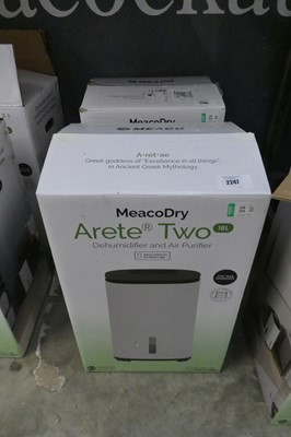 Lot 2247 - Boxed MeacoDry Arete Two 18L electric...