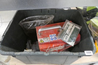 Lot 2331 - Box containing a vibrator hand held poker