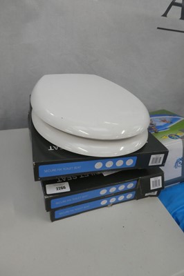 Lot 2266 - 5 Roper Rhodes secure fix toilet seats