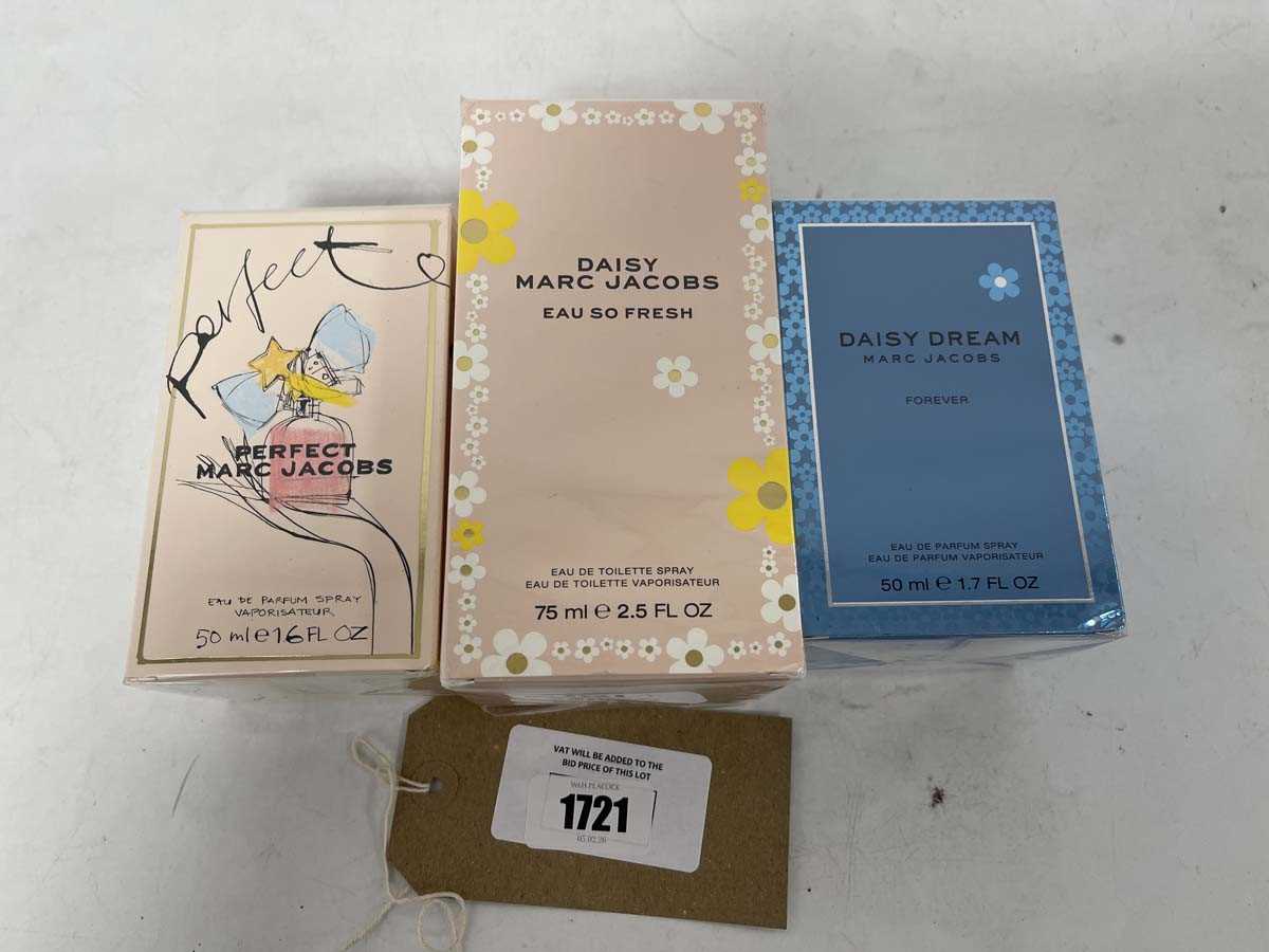 Lot 1721 - 3x Marc Jacobs perfumes to include perfect...