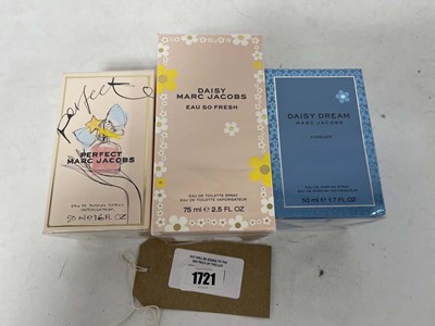 Lot 1721 - 3x Marc Jacobs perfumes to include perfect...