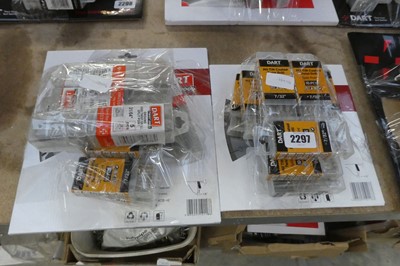 Lot 2297 - 2 bundles of Dart related items incl. saw...