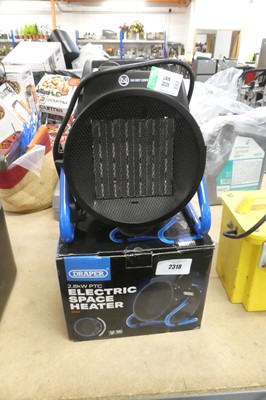 Lot 2318 - 2 Draper electric space heaters