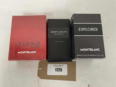 Lot 1725 - 3x Perfumes to include Givenchy gentleman...